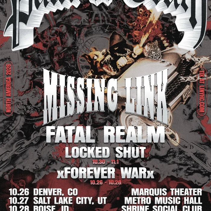 PAIN OF TRUTH MISSING LINK US OCT. 2026 SETLIST PLAYLIST