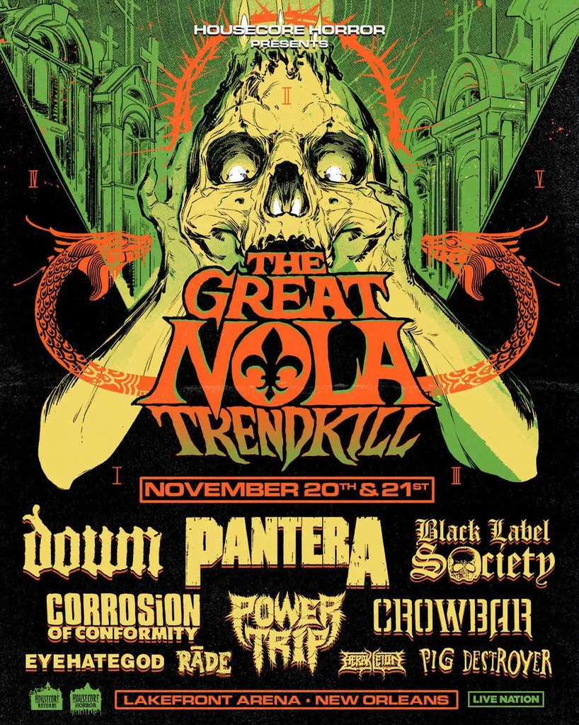 PANTERA - THE GREAT NOLA TRENDKILL SETLIST PLAYLIST