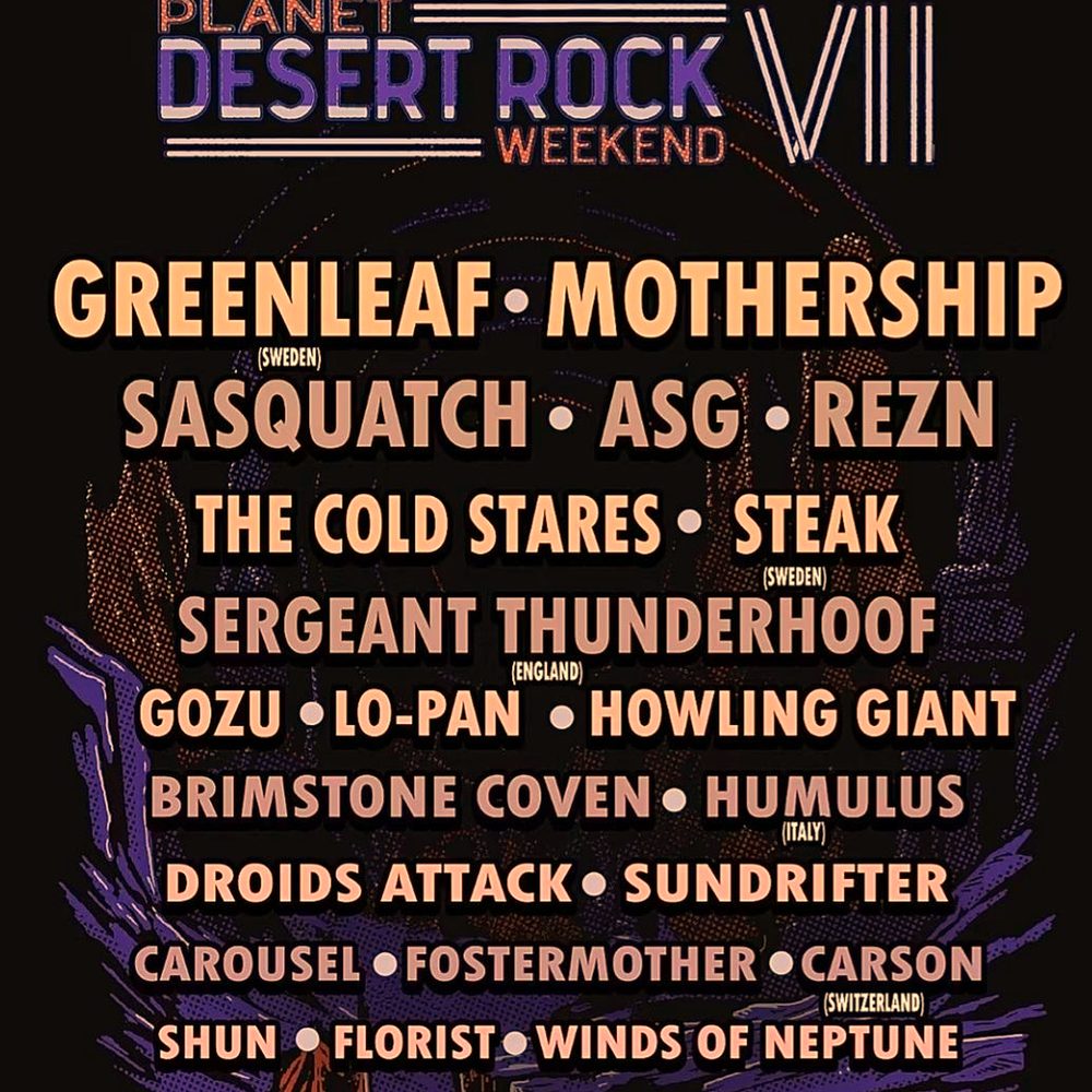 PLANET DESERT ROCK WEEKEND VIII 2027 COMPLETE SETLIST PLAYLIST