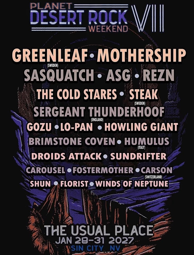 PLANET DESERT ROCK WEEKEND VIII 2027 COMPLETE SETLIST PLAYLIST