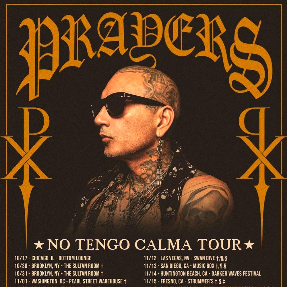 PRAYERS NO TENGO CALMA TOUR US 2026 SETLIST PLAYLIST