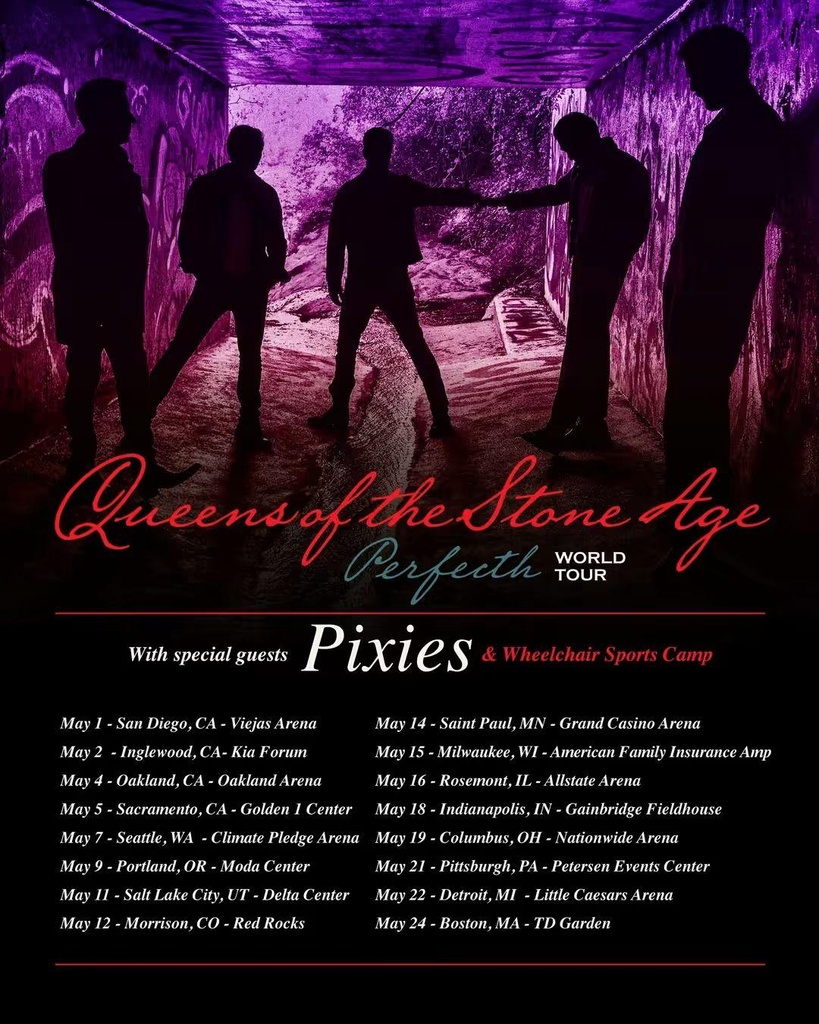 QUEENS OF THE STONE AGE PERFECTH WORLD TOUR 2027 SETLIST PLAYLIST