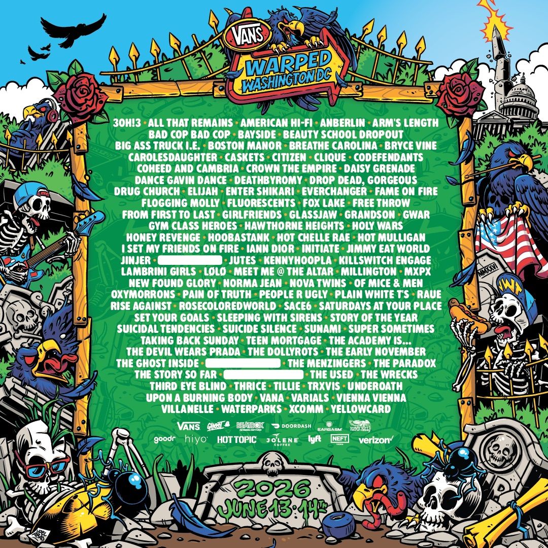 Retired - VANS WARPED TOUR 2026 Evolving Setlist Playlist