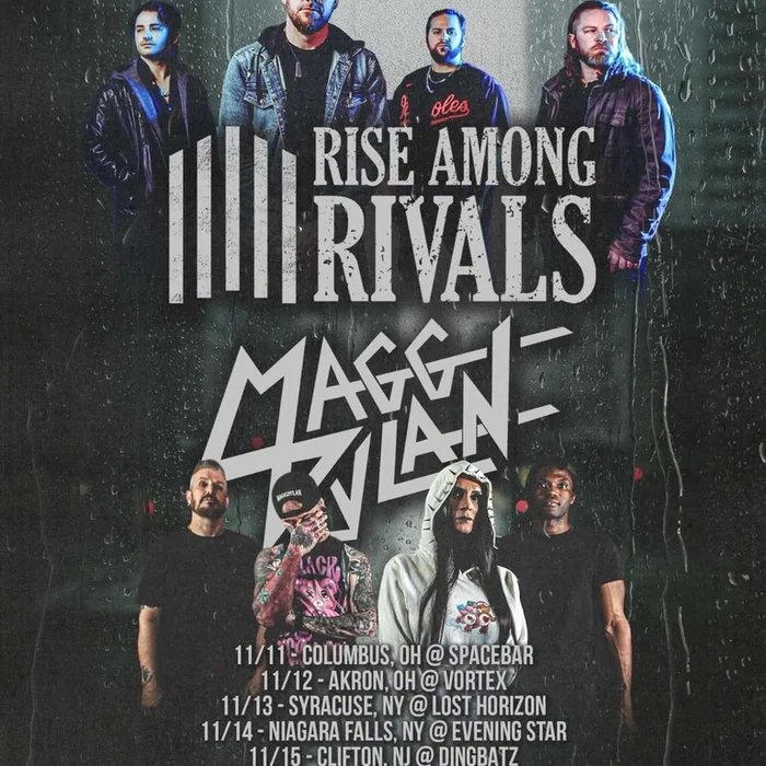 RISE AMONG RIVALS & MAGG DYLAN - NOVEMBER REIGN TOUR US 2026 SETLIST PLAYLIST