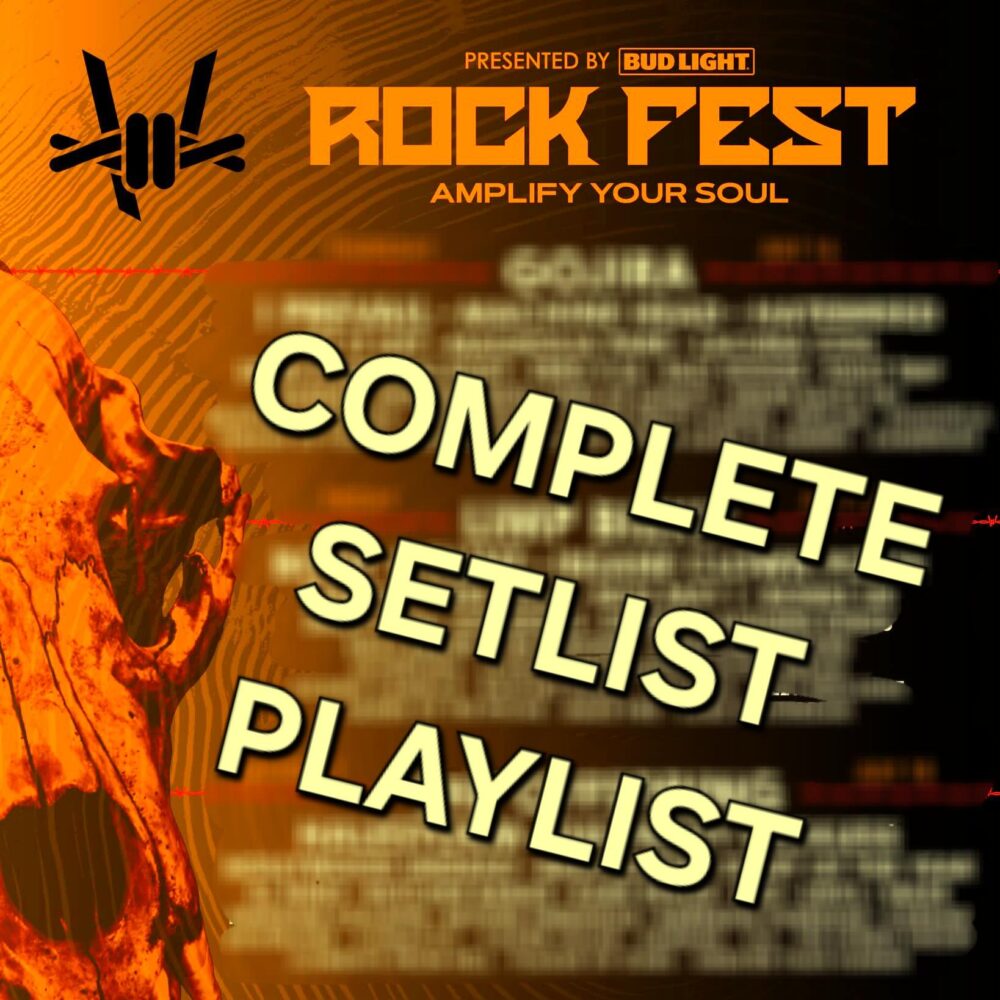 ROCK FEST 2026 COMPLETE SETLIST PLAYLIST