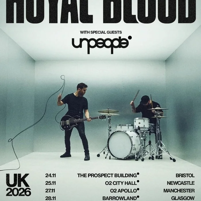 ROYAL BLOOD UK TOUR 2026 SETLIST PLAYLIST