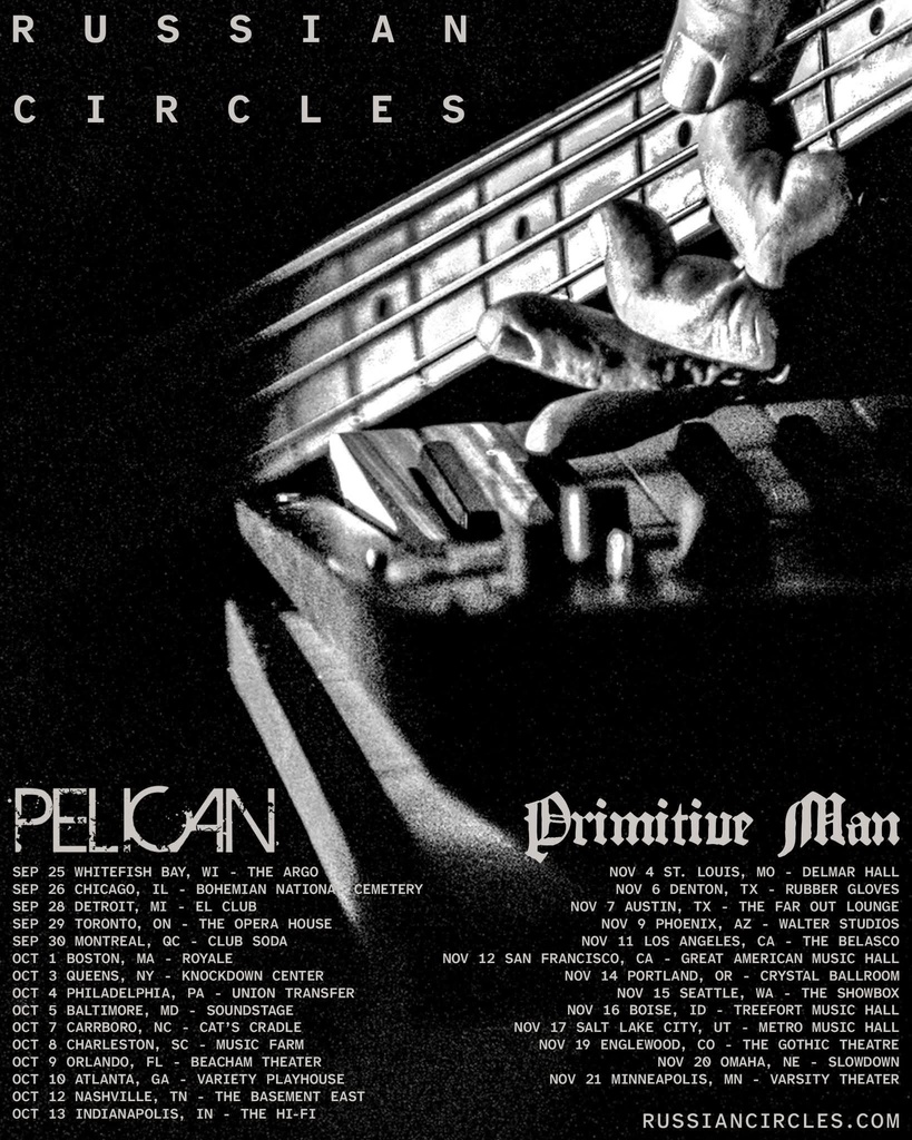 RUSSIAN CIRCLES N. America 2026 Setlist Playlist