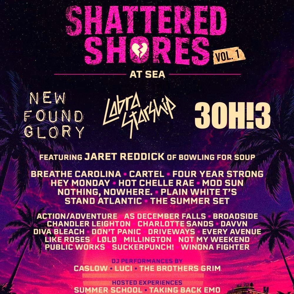 SHATTERED SHORES AT SEA VOL. 1 2027 COMPLETE SETLIST PLAYLIST