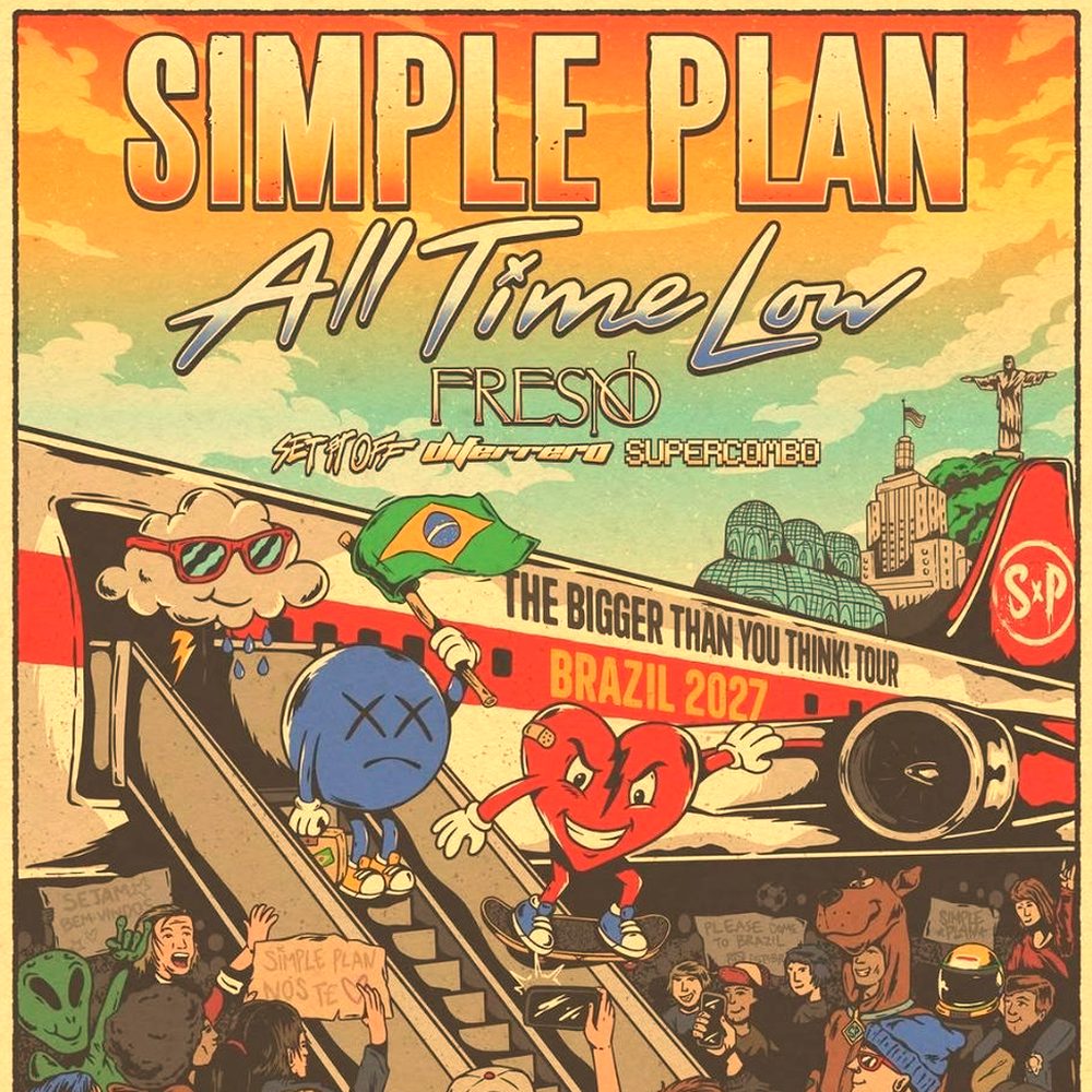 SIMPLE PLAN & ALL TIME LOW THE BIGGER THAN YOU THINK! TOUR BRAZIL 2027 SETLIST PLAYLIST