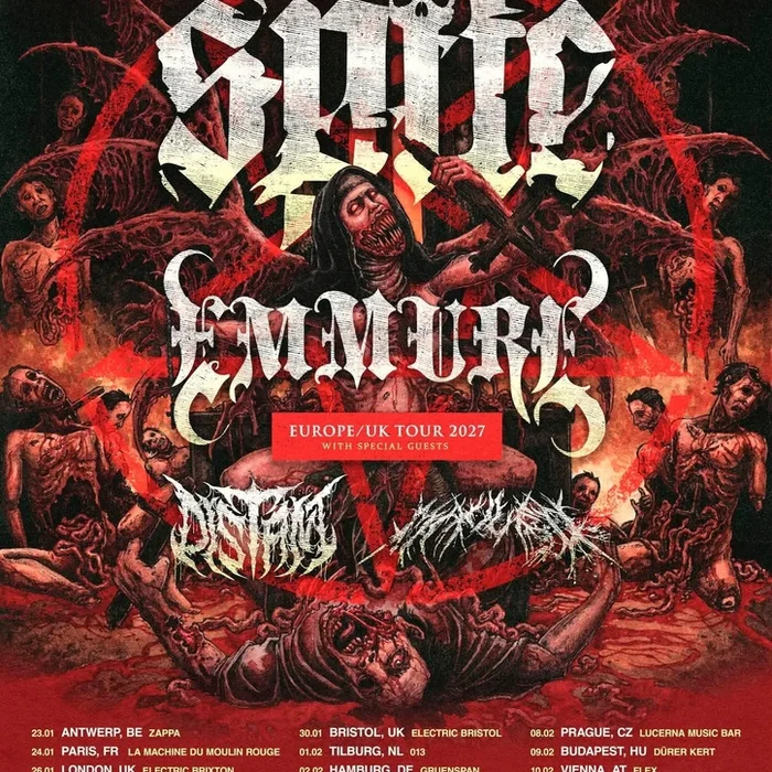 SPITE & EMMURE NEW WORLD KILLER EUROPE/UK 2027 SETLIST PLAYLIST