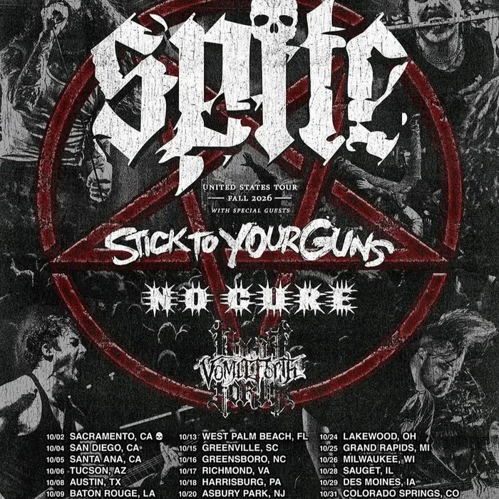 SPITE NEW WORLD KILLER UNITED STATES TOUR 2026 SETLIST PLAYLIST