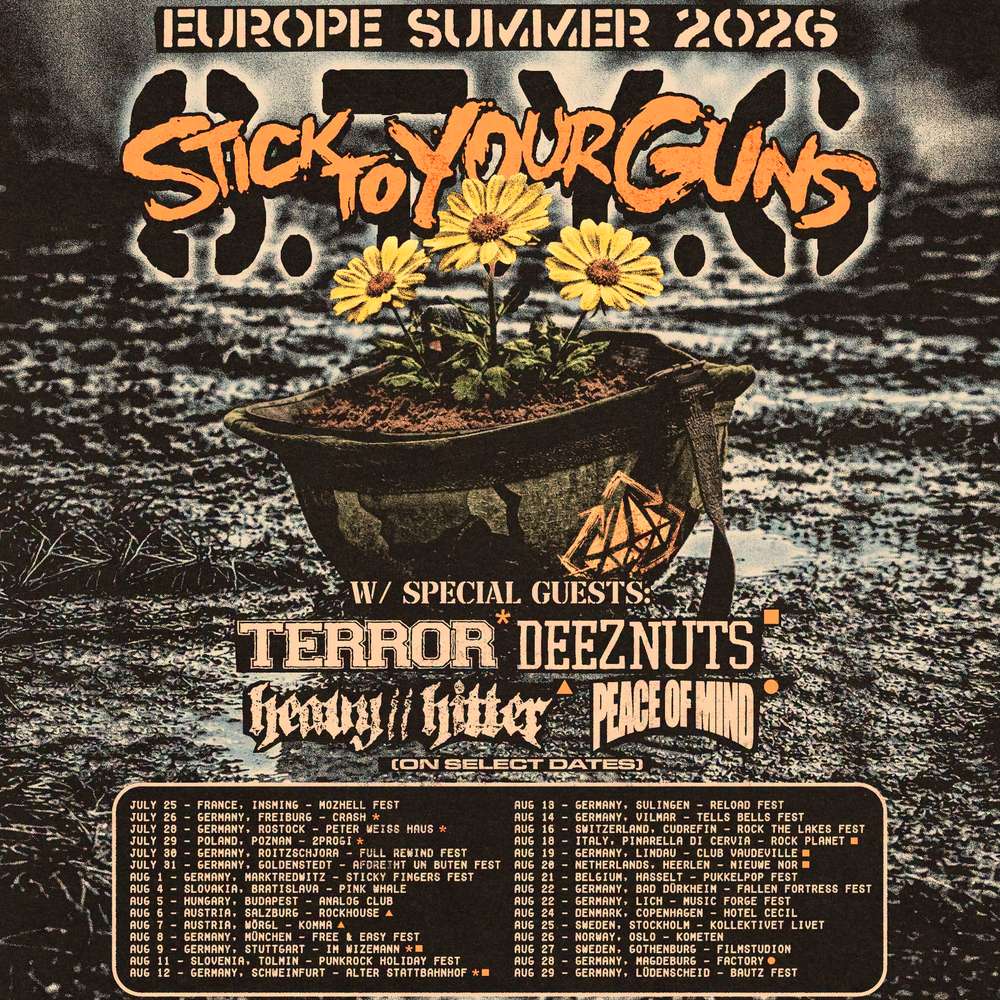 STICK TO YOUR GUNS EUROPE SUMMER 2026 Setlist Playlist
