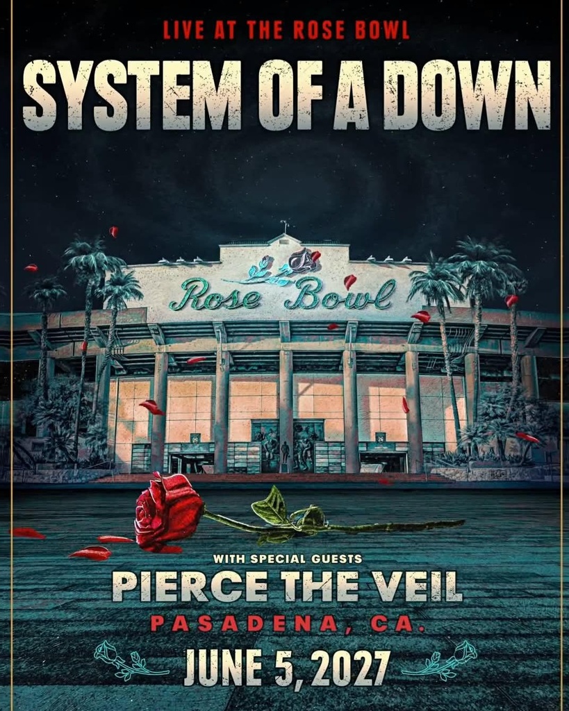 SYSTEM OF A DOWN - ROSE BOWL JUNE 5TH, 2027 SETLIST PLAYLIST