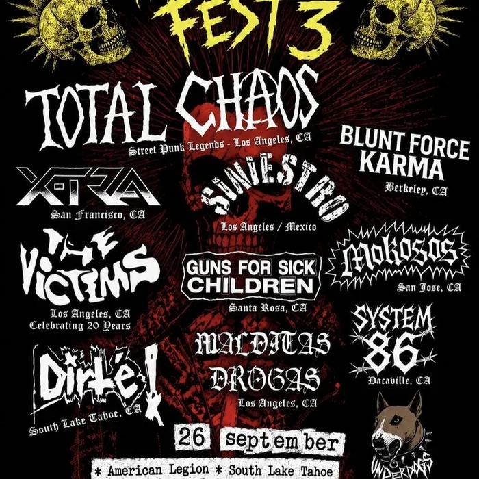 TAHOE PUNK FEST 3 2026 COMPLETE SETLIST PLAYLIST