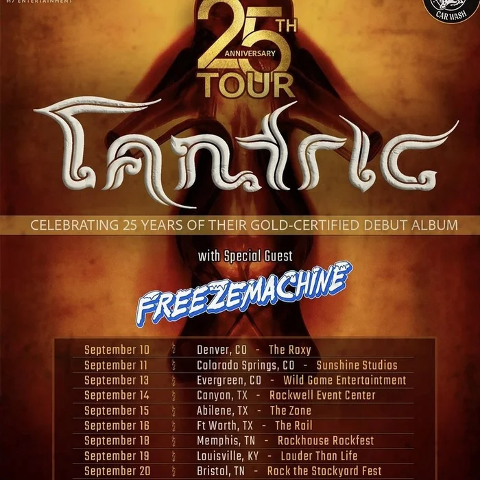 TANTRIC TOUR US 2026 SETLIST PLAYLIST