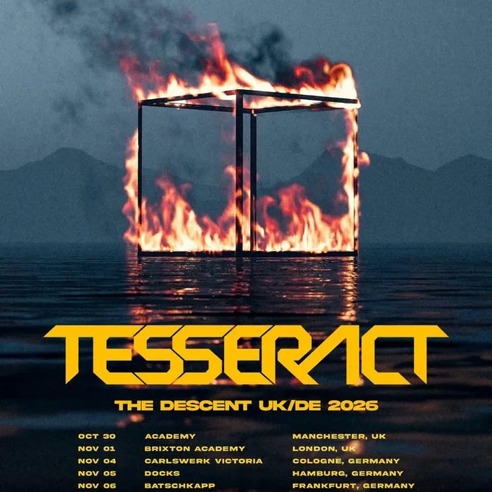 TESSERACT THE DESCENT UK/DE 2026 SETLIST PLAYLIST