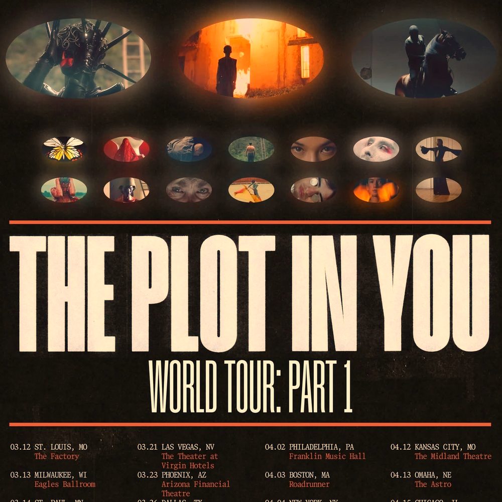 THE PLOT IN YOU WORLD TOUR: PART 1 N. AMERICA 2027 SETLIST PLAYLIST