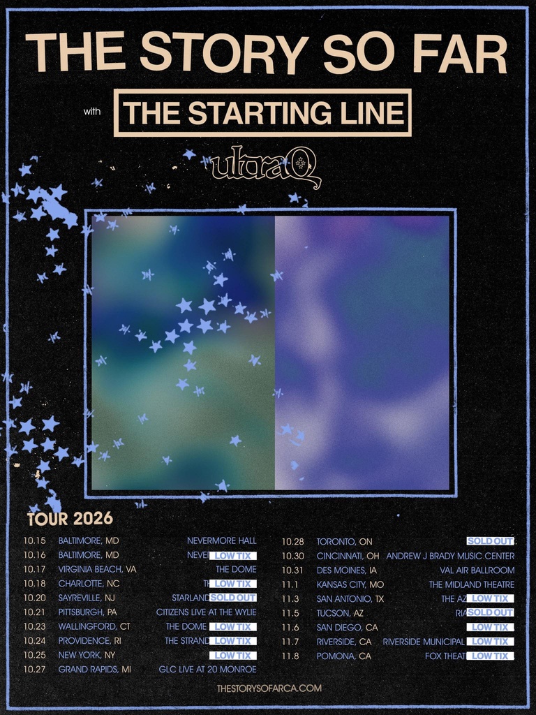 THE STORY SO FAR US 2026 SETLIST PLAYLIST