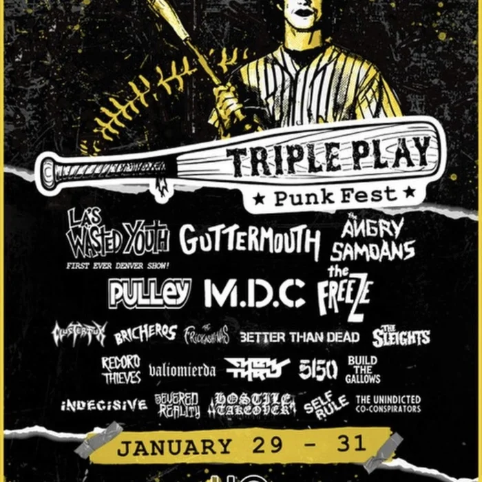 TRIPLE PLAY PUNK FEST 2027 COMPLETE SETLIST PLAYLIST