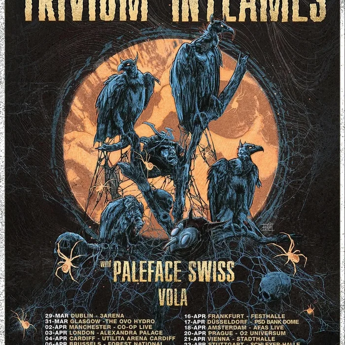 TRIVIUM & IN FLAMES EUROPE 2027 SETLIST PLAYLIST
