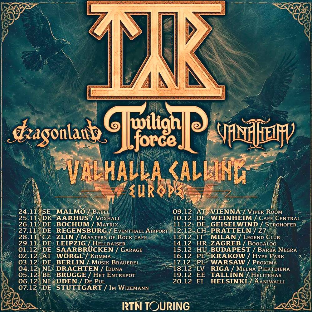 TYR VALHALLA CALLING EUROPE 2026 Setlist Playlist