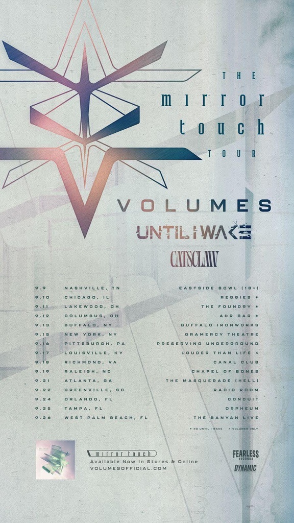 VOLUMES THE MIRROR TOUCH TOUR US 2026 Setlist Playlist