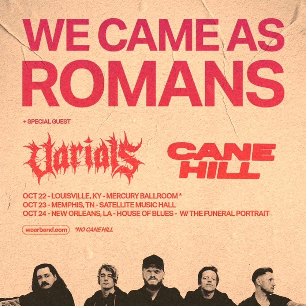 WE CAME AS ROMANS US South Shows 2026 Setlist Playlist