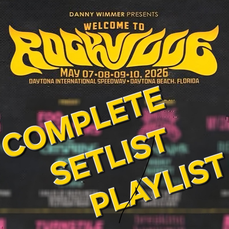 WELCOME TO ROCKVILLE 2026 COMPLETE SETLIST PLAYLIST