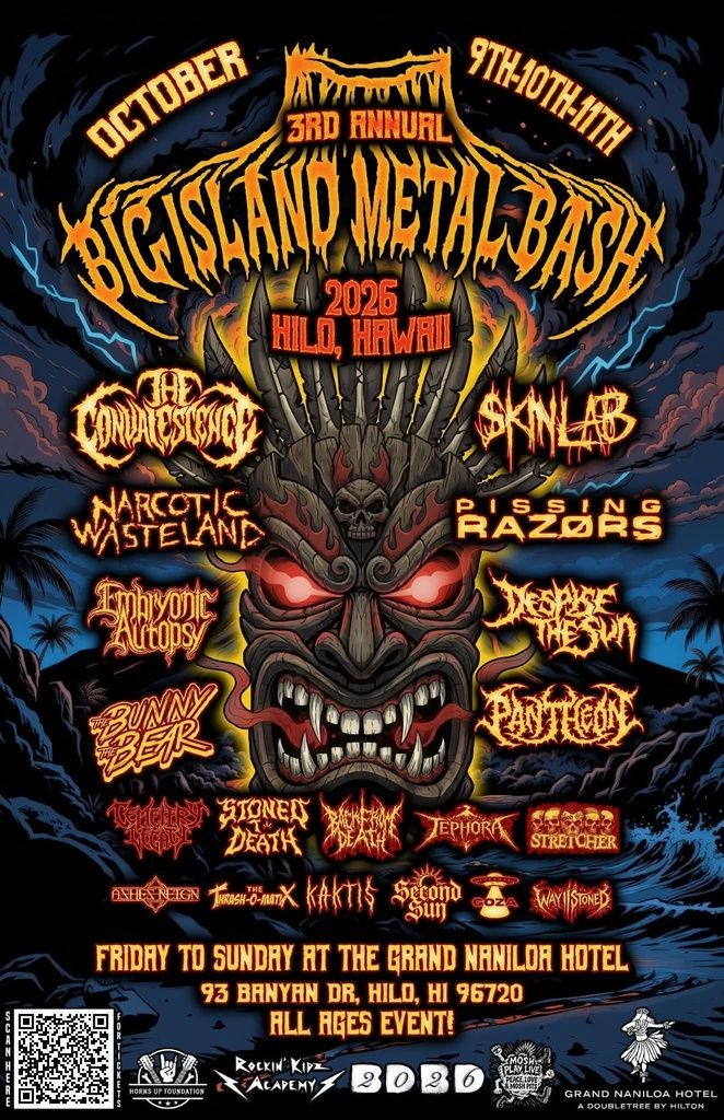 3RD ANNUAL BIG ISLAND METAL BASH 2026 Complete GetReady Setlist Playlist