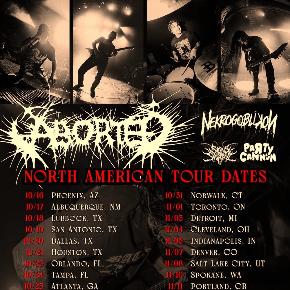 ABORTED NORTH AMERICAN TOUR 2026 Setlist Playlist