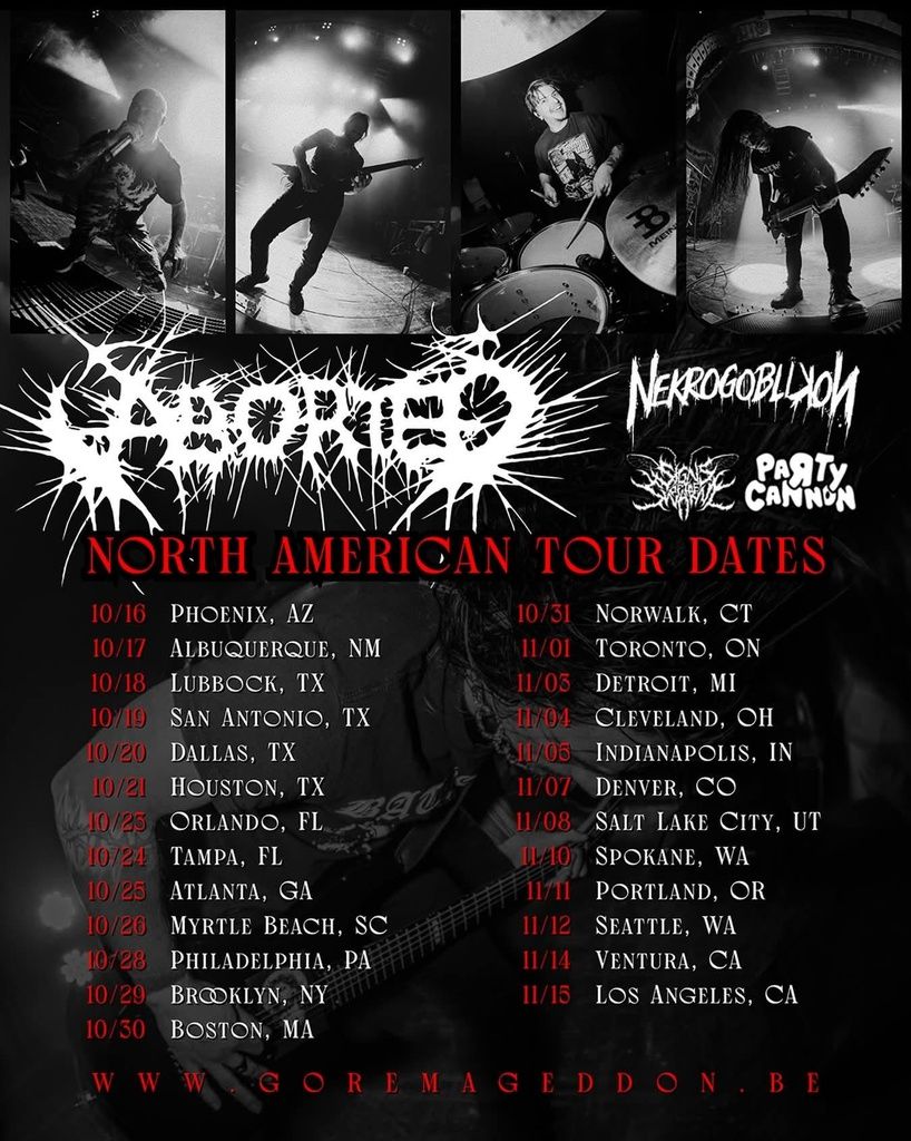 ABORTED NORTH AMERICAN TOUR 2026 Setlist Playlist
