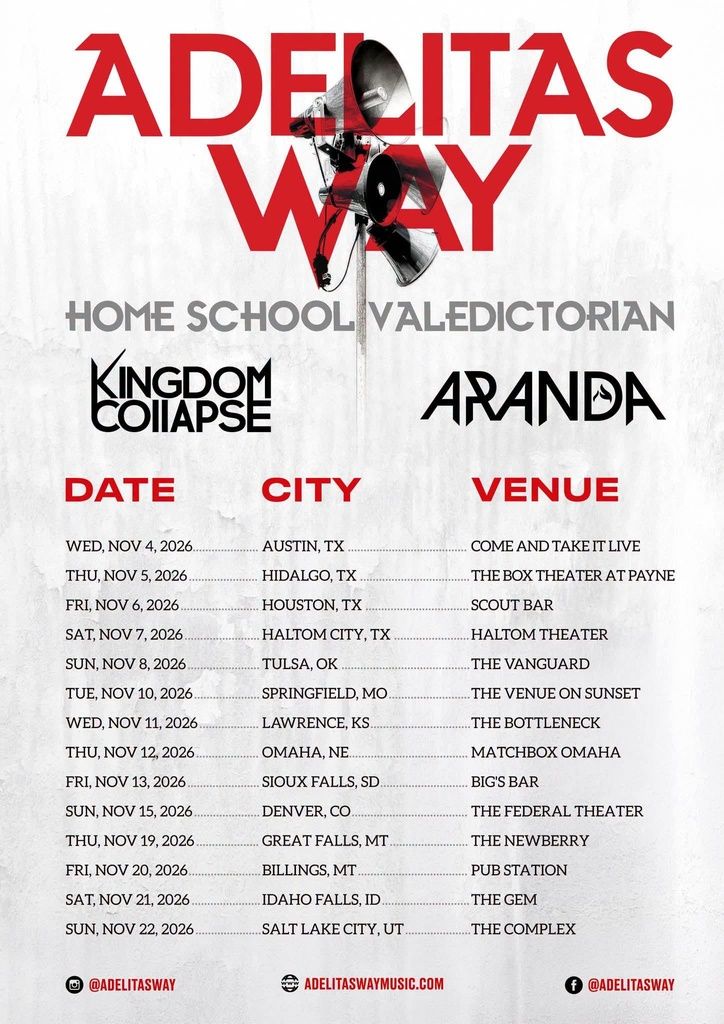 ADELITAS WAY HOME SCHOOL VALEDICTORIAN US 2026 Setlist Playlist