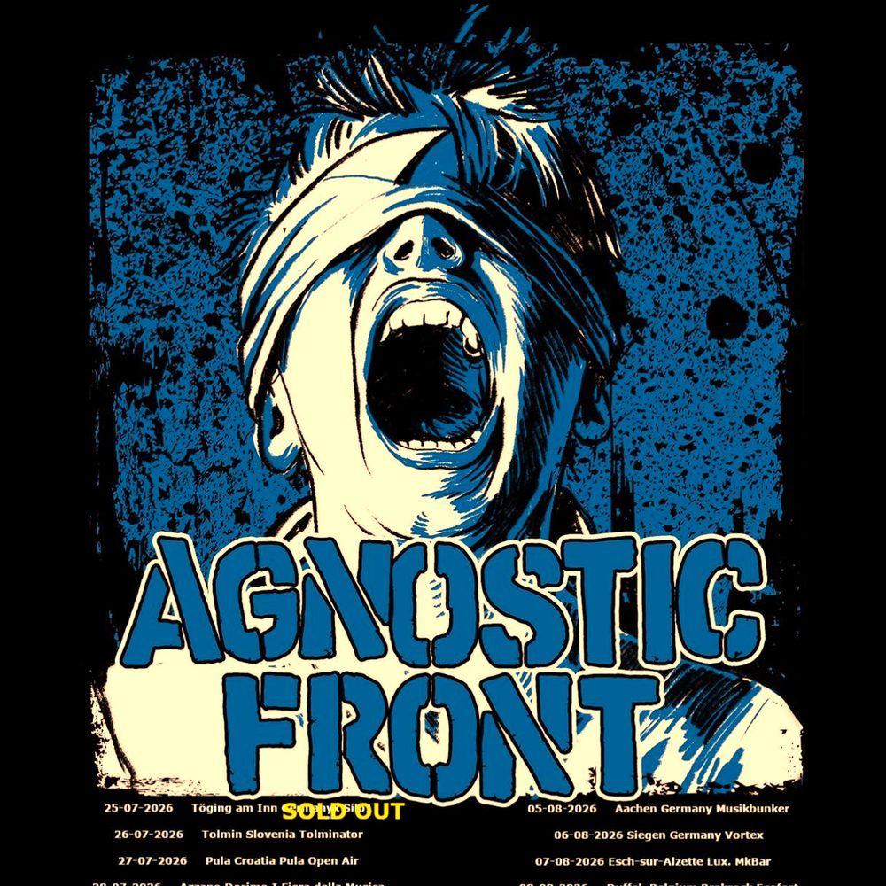 AGNOSTIC FRONT Europe 2026 Setlist Playlist