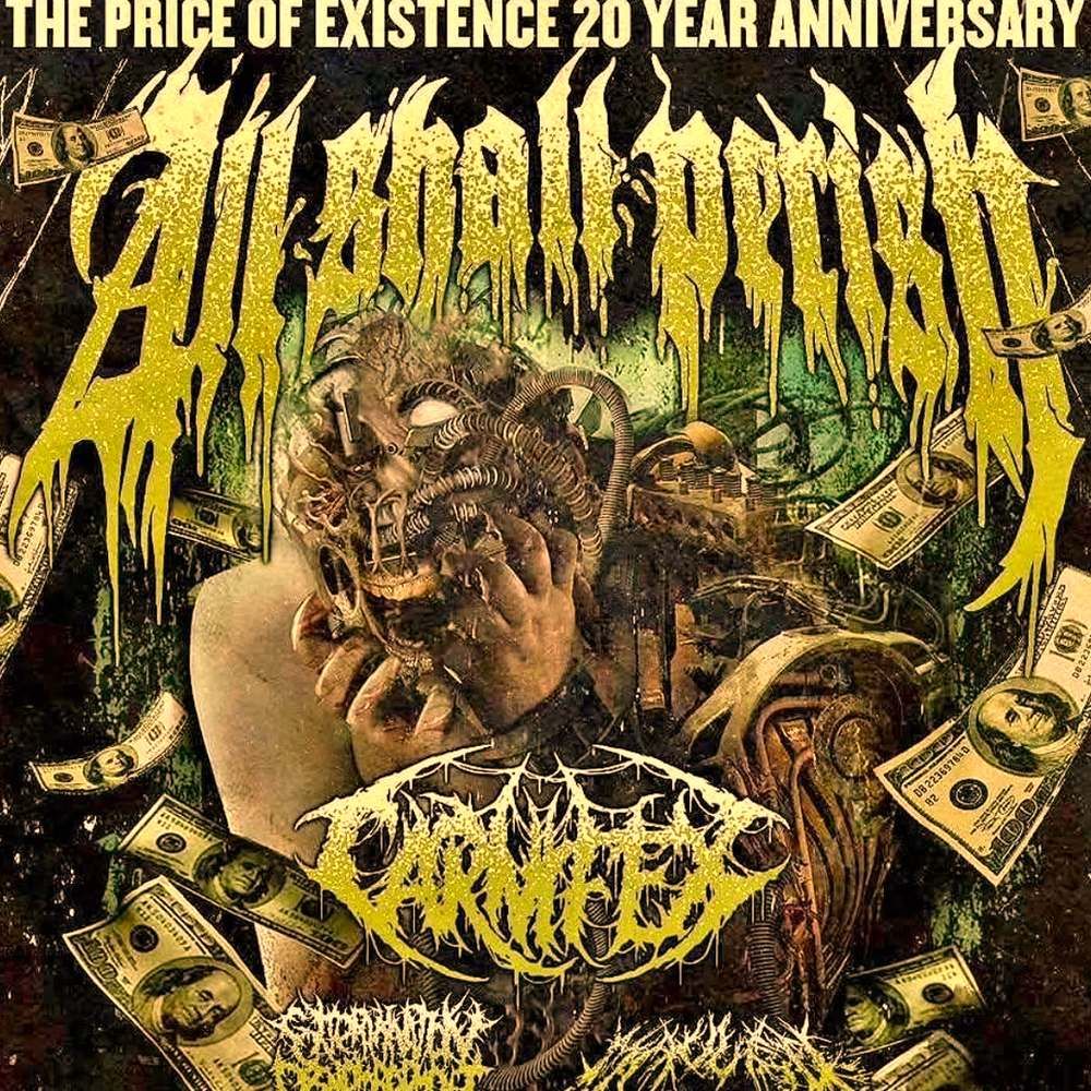 ALL SHALL PERISH THE PRICE OF EXISTENCE 20 YEAR ANNIVERSARY N. America 2026 Setlist Playlist