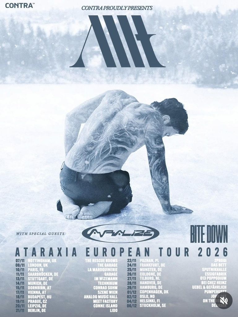 ALLT ATARAXIA EUROPEAN TOUR 2026 Setlist Playlist