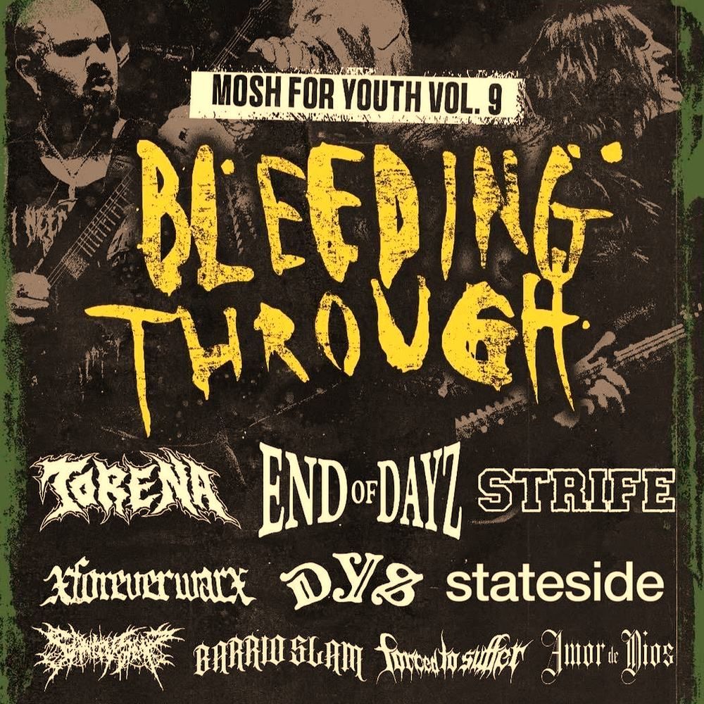 BLEEDING THROUGH MOSH FOR YOUTH VOL. 9 GETREADY PLAYLIST