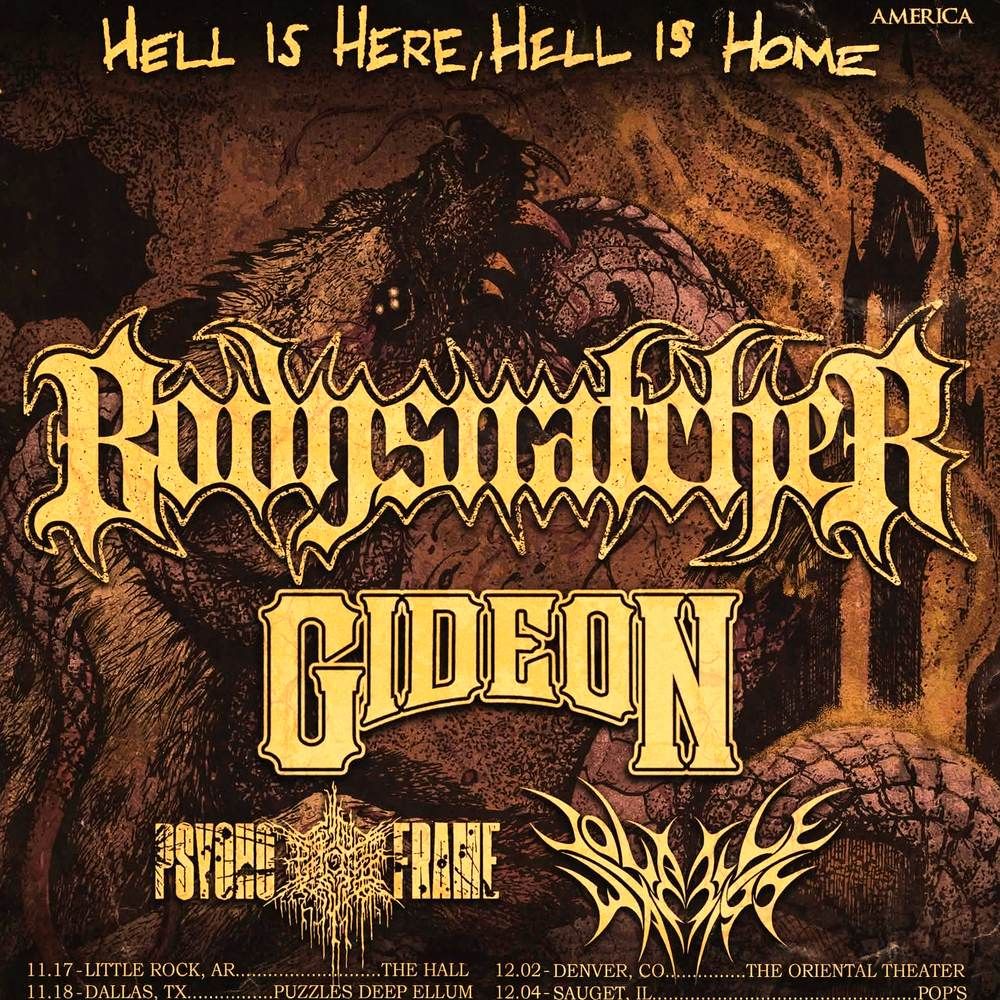 BODYSNATCHER HELL IS HERE, HELL IS HOME America Tour 2026 Setlist Playlist