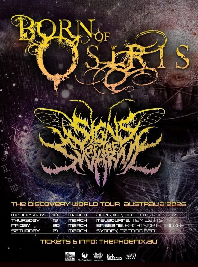 BORN OF OSIRIS THE DISCOVERY WORLD TOUR Australia 2026 Setlist Playlist