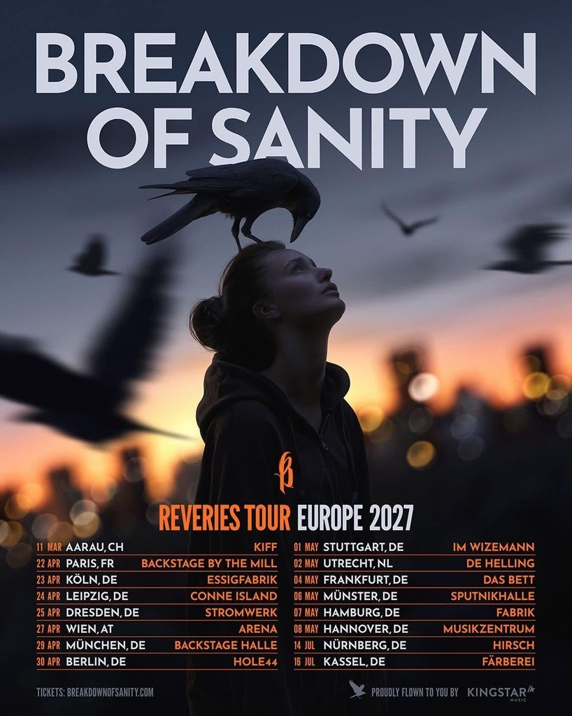 BREAKDOWN OF SANITY REVERIES TOUR EUROPE 2027 Setlist Playlist