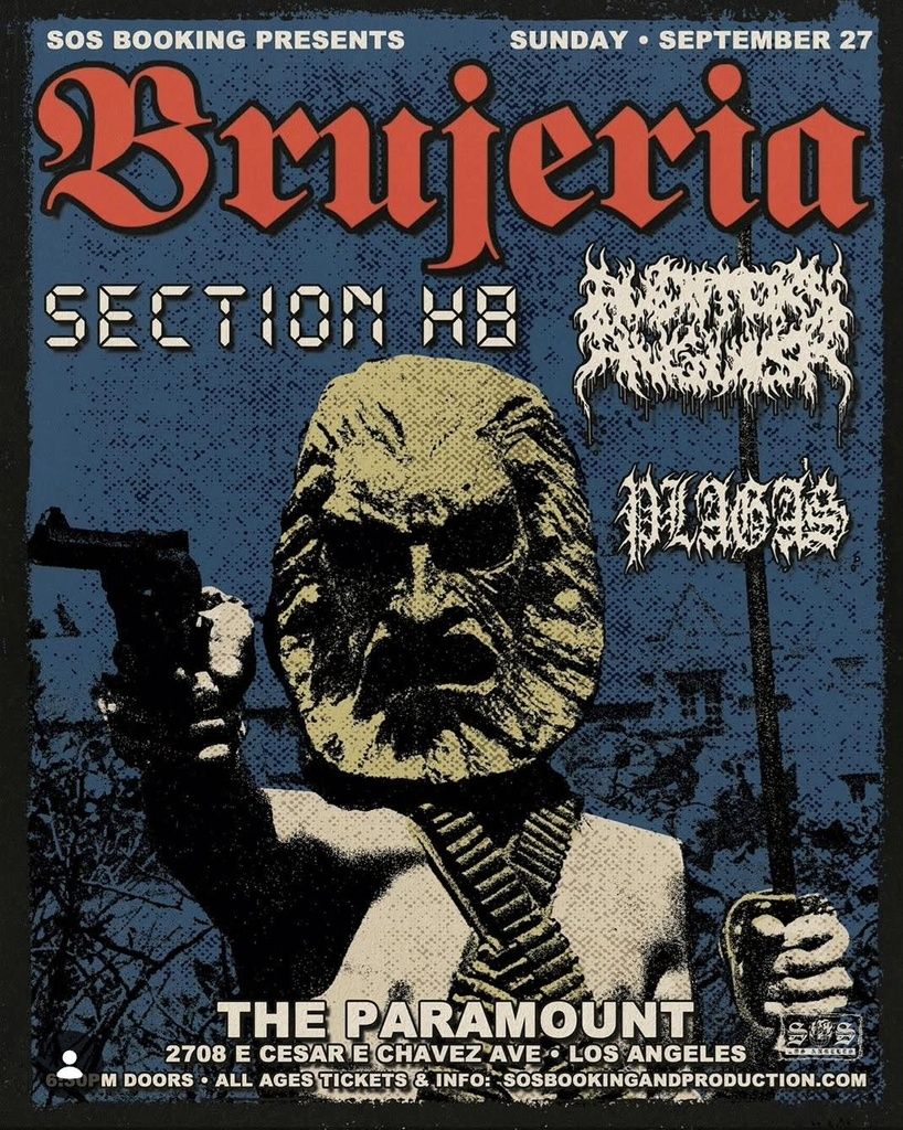 BRUJERIA AT THE PARAMOUNT, 09-27-2026 GETREADY PLAYLIST