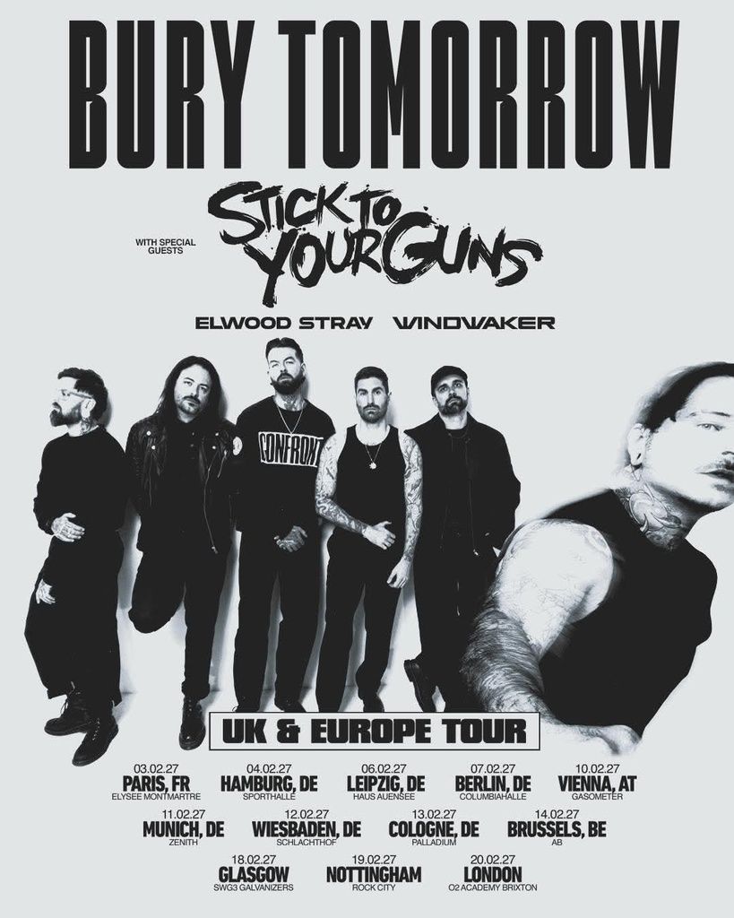BURY TOMORROW UK & EUROPE TOUR 2027 Setlist Playlist