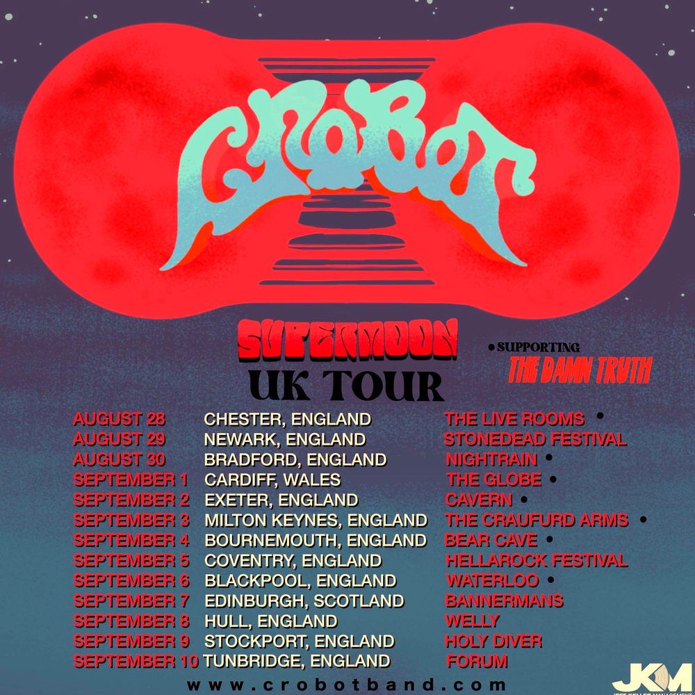CROBOT SUPERMOON UK TOUR 2026 Setlist Playlist