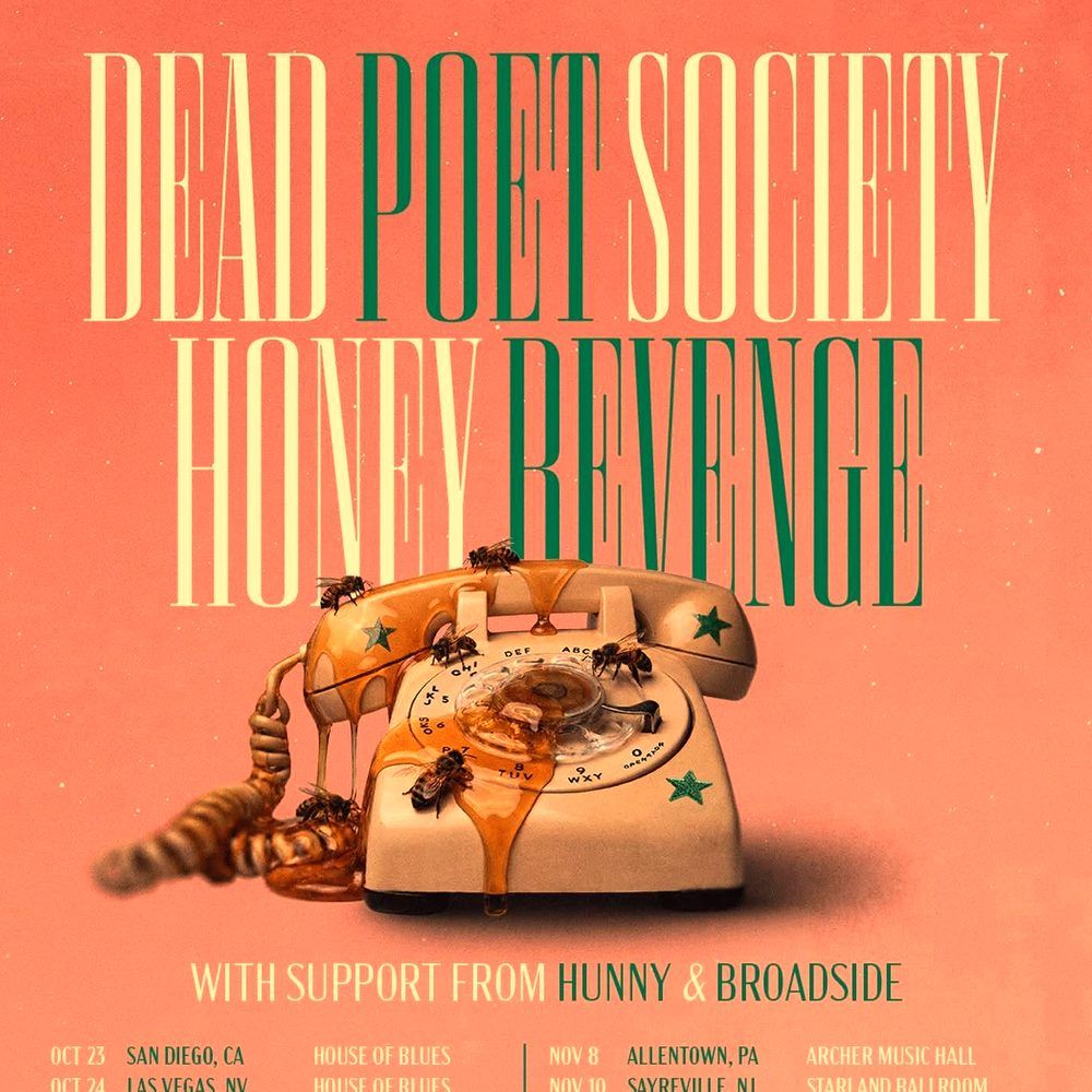 DEAD POET SOCIETY & HONEY REVENGE US 2026 Setlist Playlist
