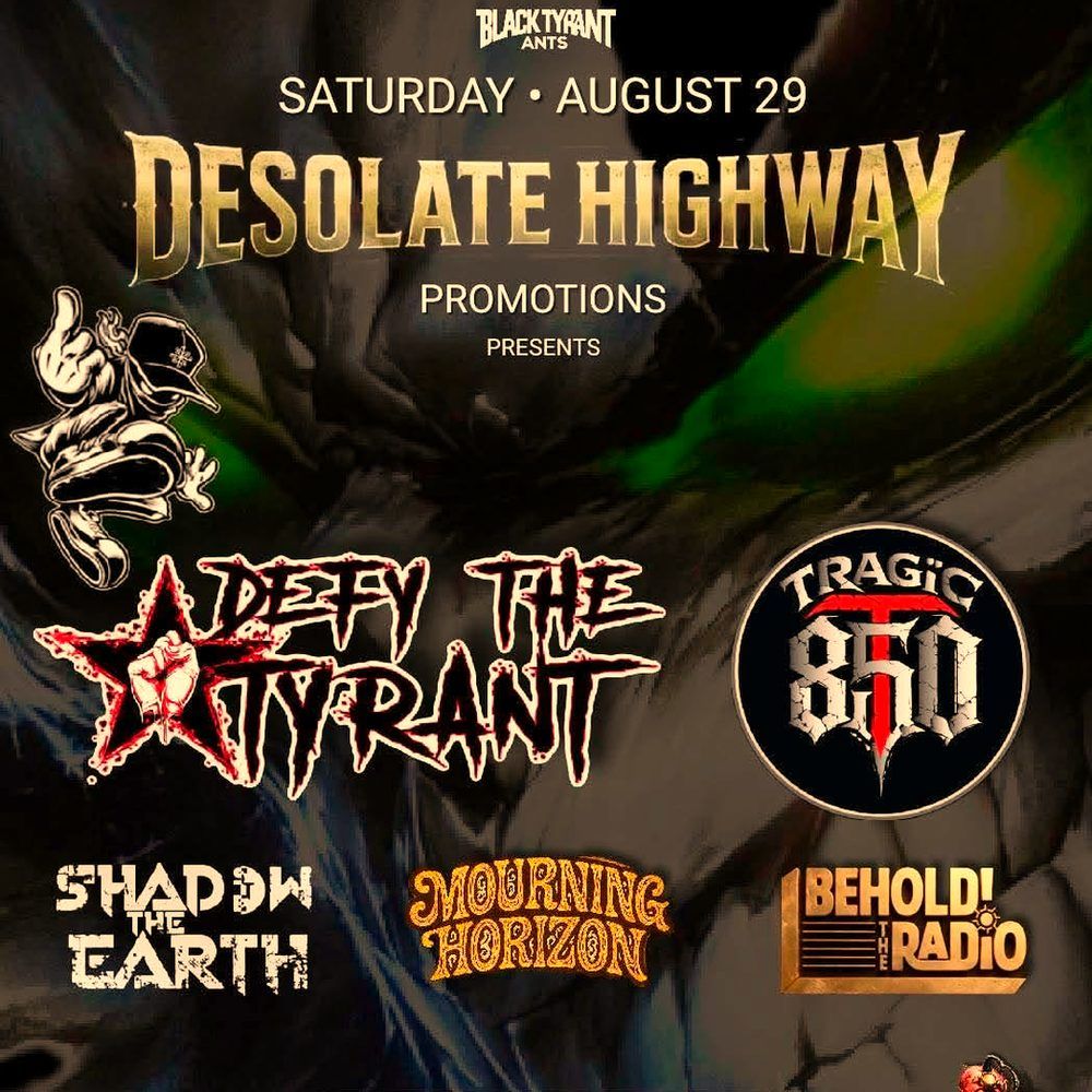 DEFY THE TYRANT & TRAGIC850 Jacksonville FL 08-29-26 GetReady Playlist
