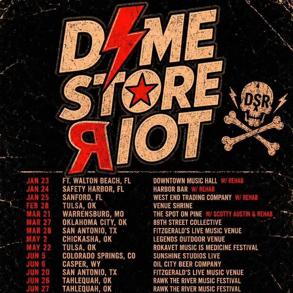 DIME STORE RIOT US 2027 Setlist Playlist