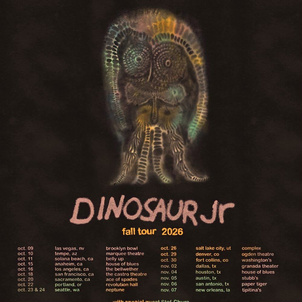 DINOSAUR JR FALL TOUR US 2026 Setlist Playlist