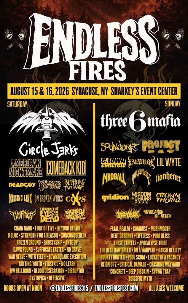 ENDLESS FIRES 2026 Complete Setlist Playlist
