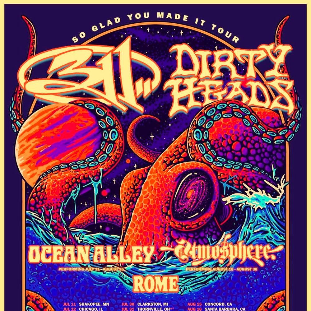 311 & Dirty Heads - So Glad You Made It Tour