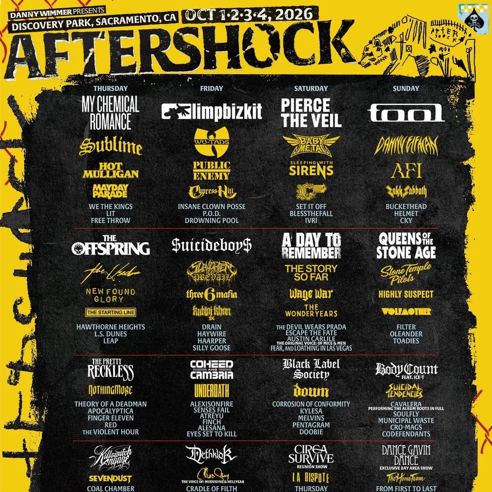 AFTERSHOCK 2022 Friday's Setlist Playlist