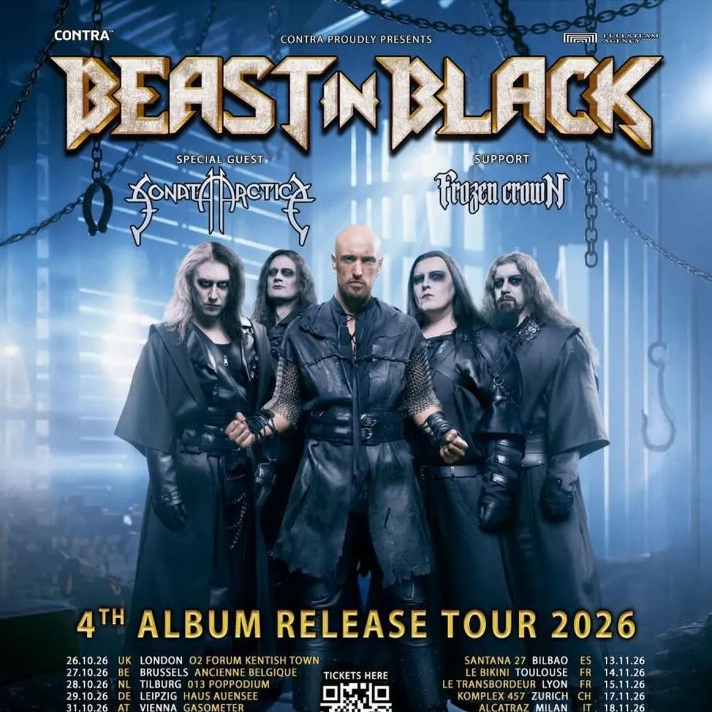 BEAST IN BLACK 4th Album Release Tour 2026 Europe Setlist Playlist  